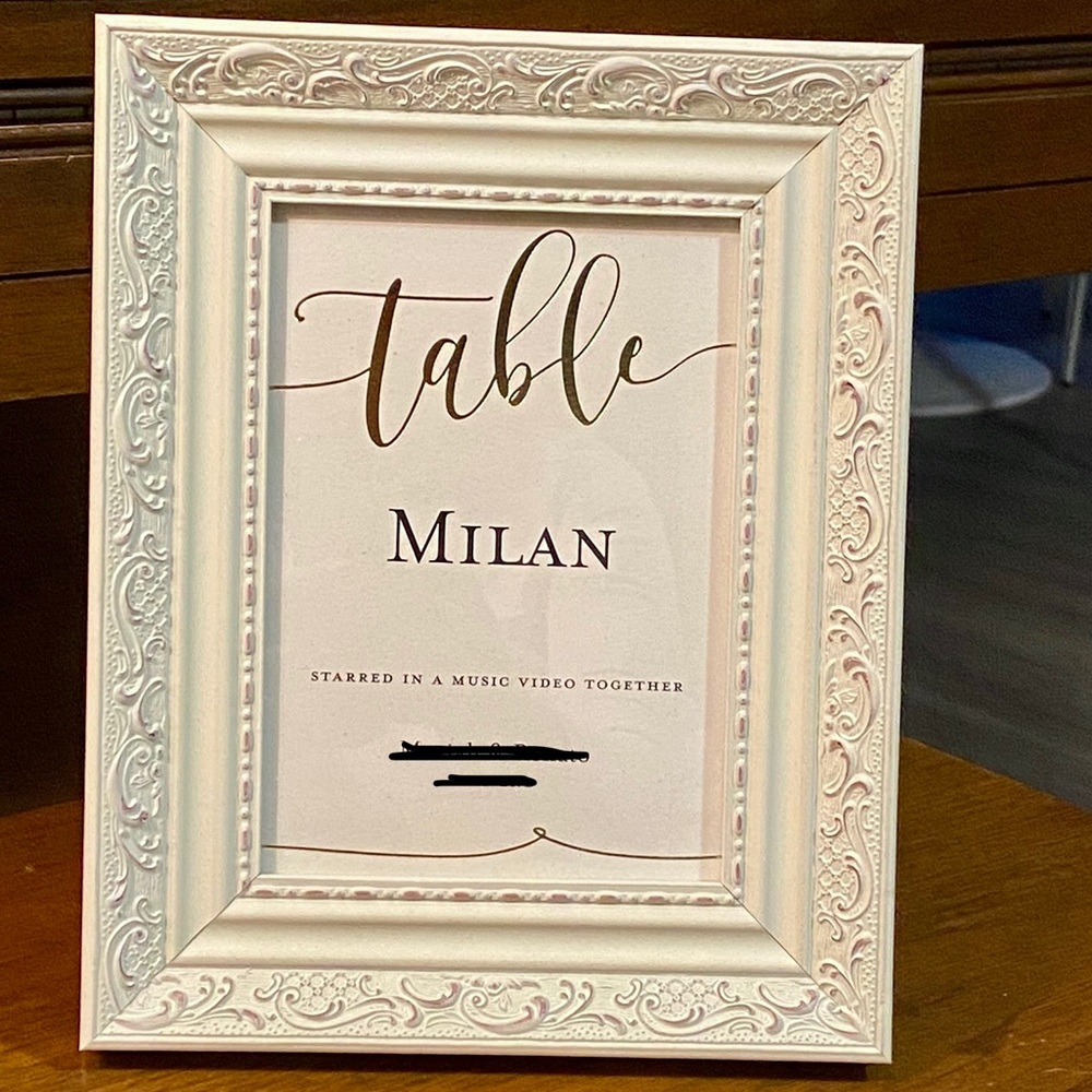 Shabby Chic white frame